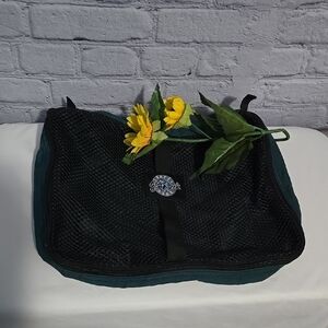 Eagle Creek Dark Green and Black Mesh packing cube